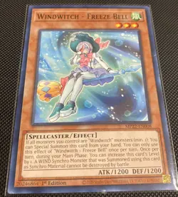 Yu-Gi-Oh! 3X Windwitch Core (Chimes, Freeze Bell, Blizzard Bell, Refrain) 1st Ed - Image 3