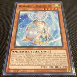 Yu-Gi-Oh! 3X Windwitch Core (Chimes, Freeze Bell, Blizzard Bell, Refrain) 1st Ed - Image 4