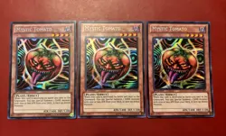 Yugioh - Mystic Tomato LCYW-EN239 1st Edition SECRET NM X3 - PLAYSET - Image 1