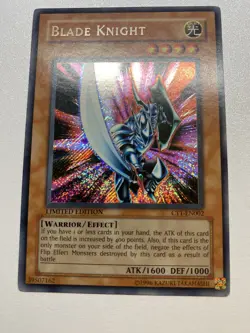 Yugioh Blade Knight Secret Rare Limited Edition CT1-EN002 HP - Image 1