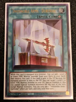 Yugioh "Infernoble Arms - Durendal" ROTD-EN053 1st - NM - Image 1