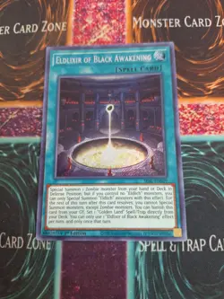Yu-Gi-Oh! Eldlixir of Black Awakening SESL-EN029 Secret Rare 1st Edition NM - Image 1