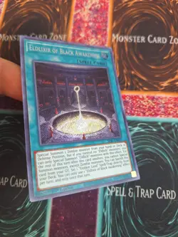 Yu-Gi-Oh! Eldlixir of Black Awakening SESL-EN029 Secret Rare 1st Edition NM - Image 2