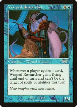 WARPED RESEARCHER - Legions - MTG Magic the Gathering Card - Uncommon - Image 1