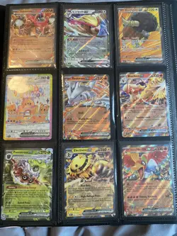 30 Card English Pokemon Illustration Rare, Full Art, ex Lot Near Mint - Image 3