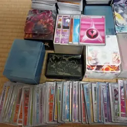 Pokemon Trading Card Lot 1700 Cards Deck Boxes 18 Binders Sleeves Mats - Image 2