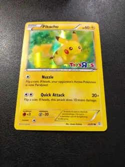 Pikachu Toys R Us Promo Holo 26/83 Pokemon Card Holo - Image 1