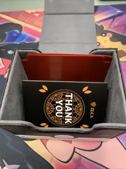 Red Card Deck Box Fits MTG Yu-Gi-Oh! TCG, Card Storage Box with Dividers 100+ - Image 5