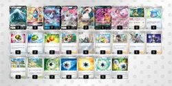Pokemon Trading Card Deck and Supplies Lot with Sleeves Mats and Cases - Image 2