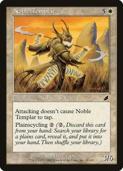 NOBLE TEMPLAR - Scourge - MTG Magic the Gathering Card - Common - Image 1