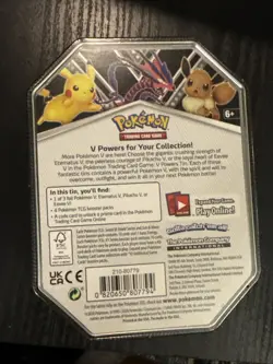 Nintendo PokÃ©mon V Powers Tin Trading Card Game Eternatus V - Image 3