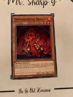 DEMASKIERTER DRACHE - 1. AUFLAGE EGO1-DE016 DEUTSCH Yu-Gi-Oh! CARD COMMON 2021 - Image 5