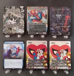 Magic the Gathering Spider-Man Mythic Rare Rare 6 Card Set - Image 1