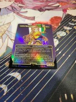 Rune Knight Celis Borderless Foil English MTG Commander Card - Image 1