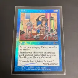 ULG Foil Qing U Magic The Gathering TCG Card Used - Image 1