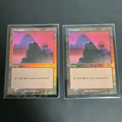 Mountain Arena Foil Card Saga USG P Used Collectible - Image 1