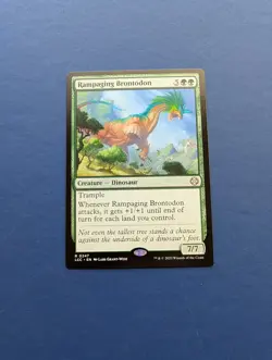 MTG Rampaging Brontodon: The Lost Caverns of Ixalan #247 - NM - Image 1