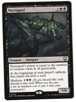 Necrogoyf 202 R Commander: Modern Horizons 3 MTG - Image 1