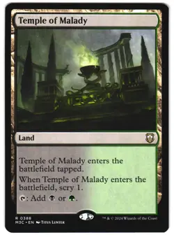 Temple of Malady 388 R Commander: Modern Horizons 3 MTG - Image 1