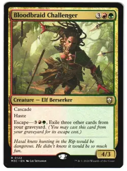 Bloodbraid Challenger 122 R Commander: Modern Horizons 3 MTG - Image 1