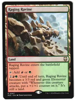 Raging Ravine 367 R Commander: Modern Horizons 3 MTG - Image 1
