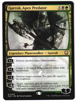 Garruk, Apex Predator 262 M Commander: Modern Horizons 3 MTG - Image 1