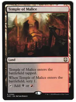 Temple of Malice 389 R Commander: Modern Horizons 3 MTG - Image 1