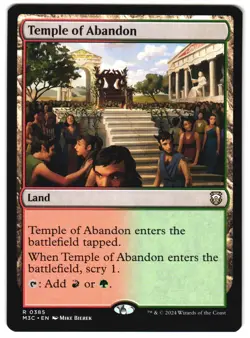 Temple of Abandon 385 R Commander: Modern Horizons 3 MTG - Image 1
