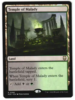 Temple of Malady 388 R Commander: Modern Horizons 3 MTG - Image 1