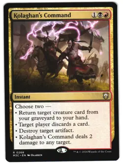 Kolaghan's Command 268 R Commander: Modern Horizons 3 MTG - Image 1