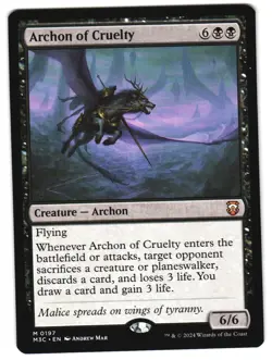 Archon of Cruelty 197 M Commander: Modern Horizons 3 MTG - Image 1