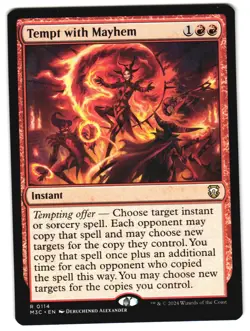 Tempt with Mayhem 114 R Commander: Modern Horizons 3 MTG - Image 1