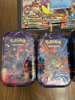POKEMON MEGA EVOLUTIONS LOT BOOSTER BOX🔥2 MINI TIN🔥BLISTER 3 PACK - Image 2