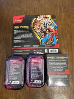 POKEMON MEGA EVOLUTIONS LOT BOOSTER BOX🔥2 MINI TIN🔥BLISTER 3 PACK - Image 5