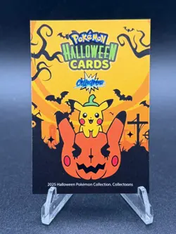 Jolteon Poncho Pikachu Card - Circle Holo - Collectoons Halloween - Pokemon - Image 2