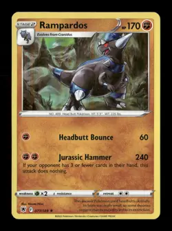 Rampardos Holo Holo Rare SWSH10: Astral Radiance 077/189 NM Pokemon NM - Image 1