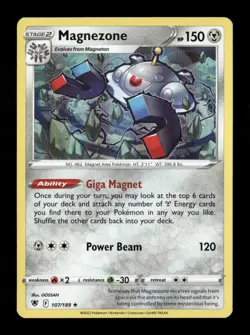 Magnezone Holo Holo Rare SWSH10: Astral Radiance 107/189 NM Pokemon NM - Image 1