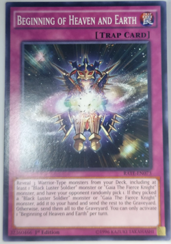 Yugioh Beginning of Heaven & Earth RATE-EN073 Trading Card Game TCG CCG 1st Ed. - Image 1