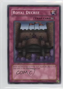 Royal Decree 1st Ed. YuGiOh Warrior's Triumph Structure Deck #SD5-EN035 READ - Image 1