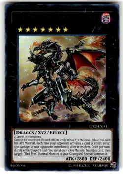 YUGIOH - Red-Eyes Flare Metal Dragon - LDK2-ENJ41 - Ultra Rare - Unlimited Ed - Image 1