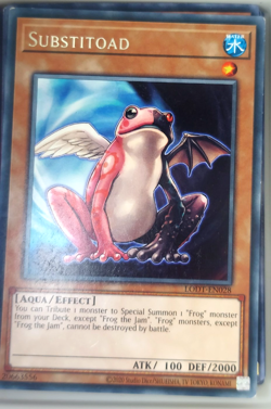 Yugioh Substitoad LODT-EN028 Trading Card Game TCG CCG - Image 1