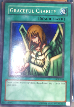 Yugioh Graceful Charity SDP-040 Trading Card Game TCG CCG - Image 1