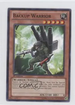 Backup Warrior 1st Ed. YuGiOh Battle Pack: Epic Dawn #BP01-EN159 READ - Image 1