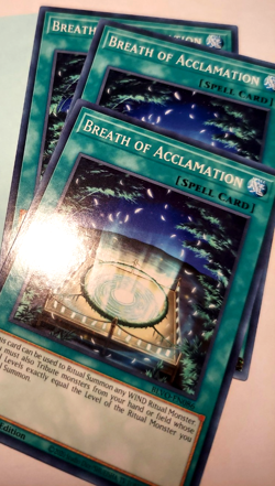 3 Pack of Yugioh 1st Ed. Breath of Acclamation BLVO-EN086 Trading Card Game 2020 - Image 1