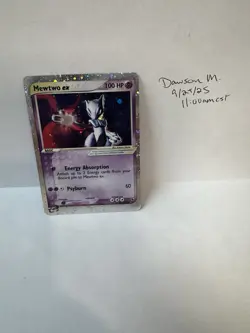 Pokemon Mewtwo EX Ruby & Sapphire Holo Card 101/109 - Image 1