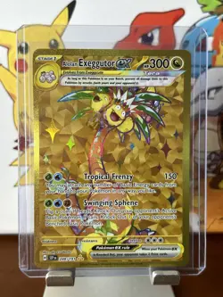 🔹Alolan Exeggutor EX 248/191 Hyper Rare Gold Card🔹Pokemon TCG Surging Sparks - Image 1