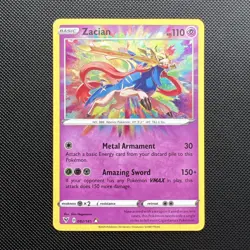 Zacian - SWSH Vivid Voltage 082/185 - Amazing Rare Pokemon Card Mint - Image 1