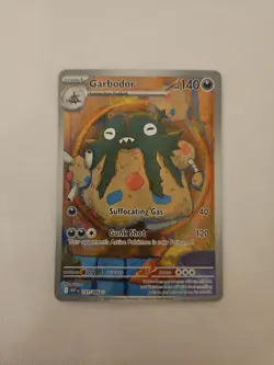 Pokemon TCG S&V White Flare Garbodor Illustration Rare Card 141/086 - Image 1