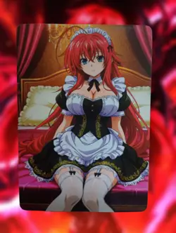Rias Gremory High School DxD Anime Waifu Sexy Goddess Doujin Lewd Hentai Card - Image 1