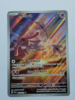 Pokemon TCG Mesprit Illustration Rare Holo Card 204/191 Sv08: Surging Sparks - Image 1